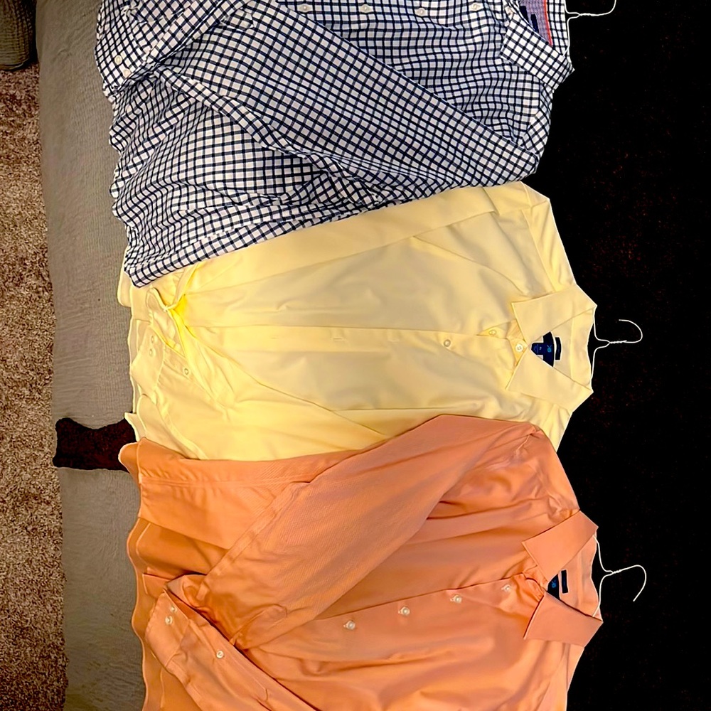 3 Egara XL dress shirts like brand new